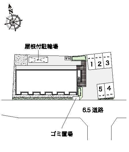 千代川レオハイツ(47111)の駐車配置図