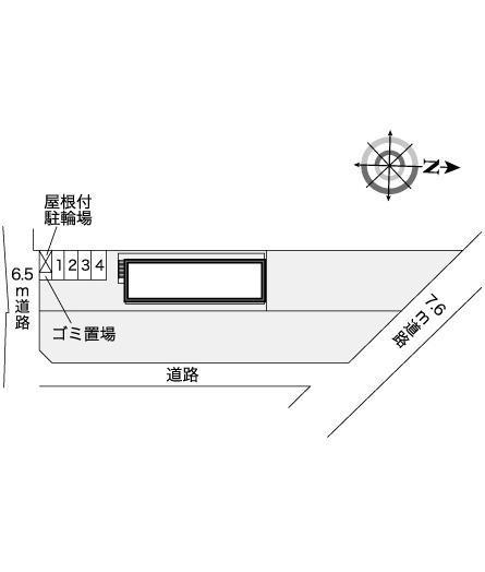 グリーンフォレスト(25005)の駐車配置図