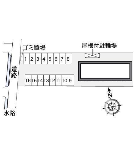 かつはる(38712)の駐車配置図