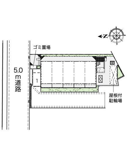 セリオ国立(36410)の駐車配置図