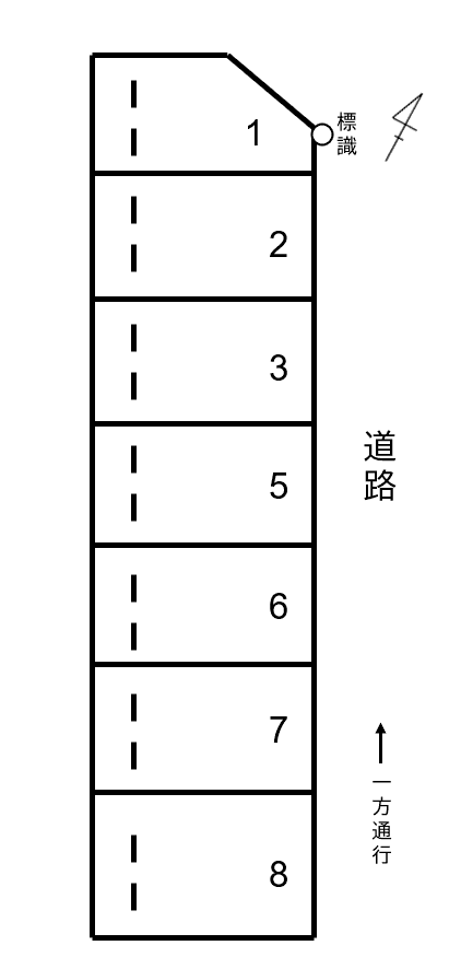 P223の駐車配置図