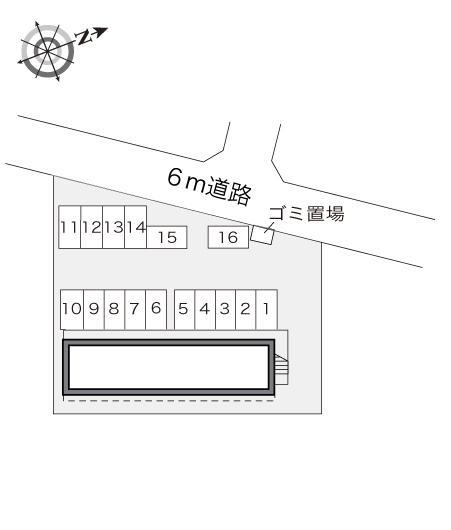 ＧＯＬＤ－ＥＭＩ(15797)の駐車配置図