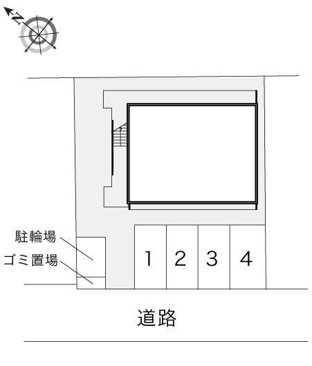 後三条(21597)の駐車配置図