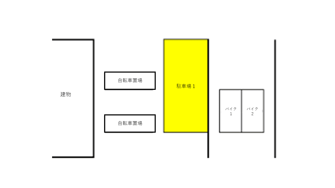 リヴシティ王子神谷の駐車配置図