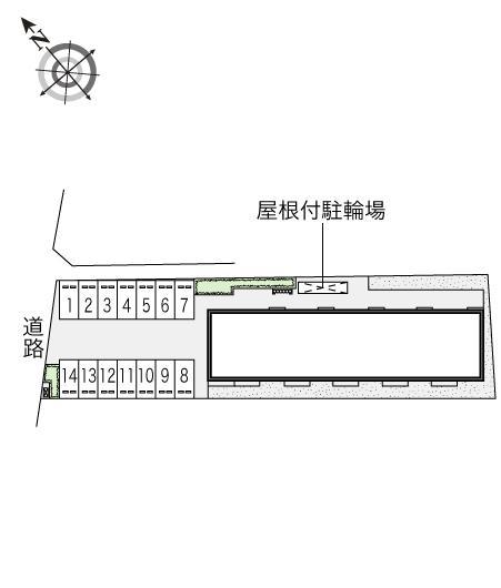 富士Ⅱ(47645)の駐車配置図