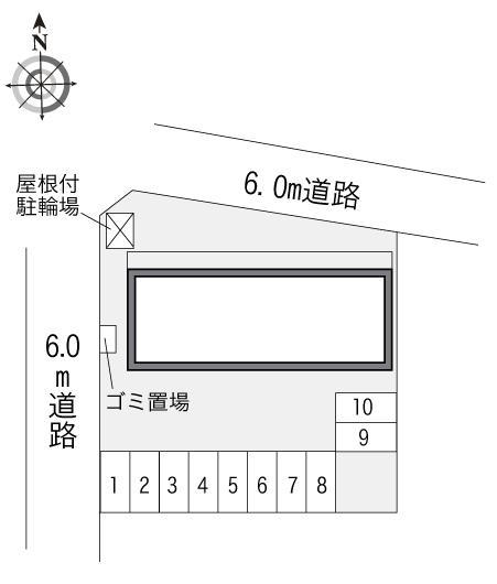 桃李(24269)の駐車配置図