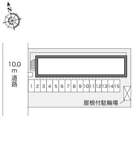 新山口(22274)の駐車配置図