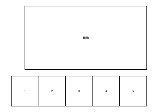 稲村ケ崎グリーンハイツ駐車場の駐車配置図
