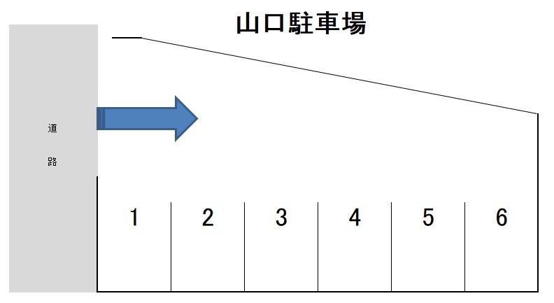 山口駐車場の駐車配置図