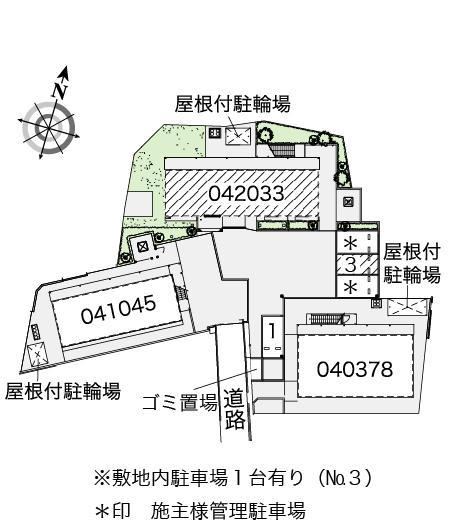 ＯＭＯＴＥⅢ(42033)の駐車配置図
