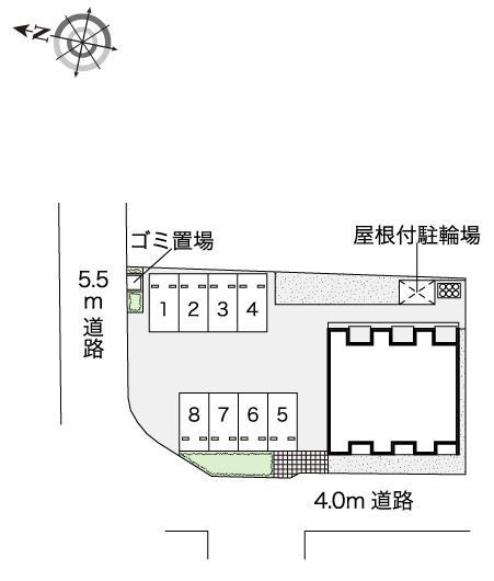 アムローゾ(52031)の駐車配置図