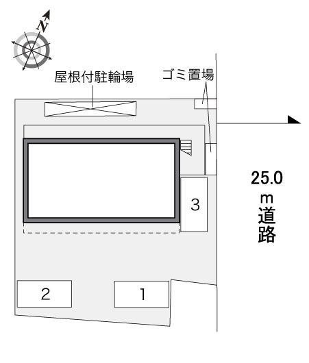 Ｎａｓｃｏｎｄｉｎｏ(33624)の駐車配置図