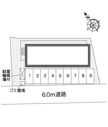 ソレーユ(26732)の駐車配置図