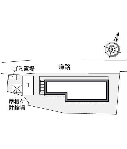 ノースヒル(35188)の駐車配置図