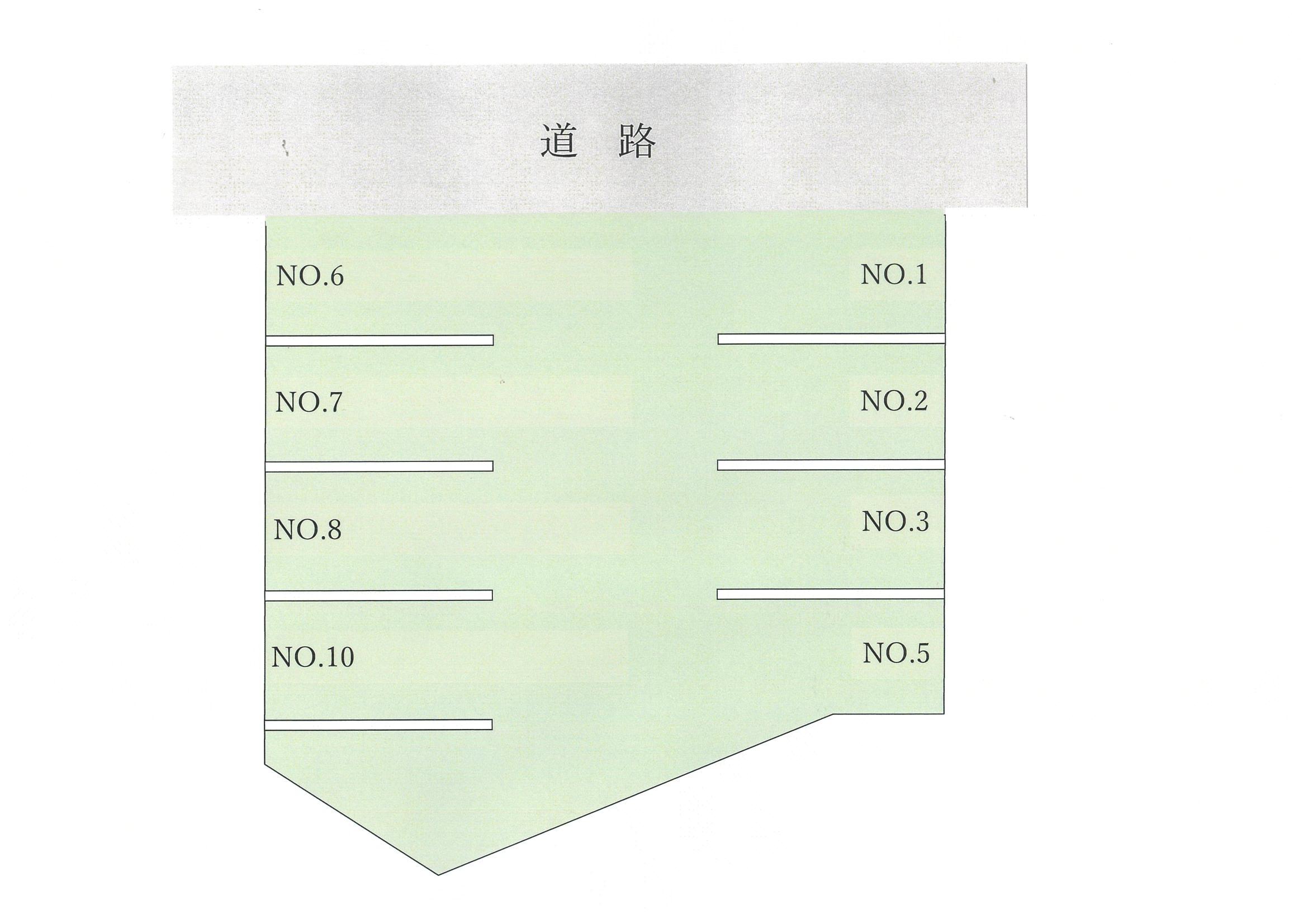 松井町・加藤パーキングの駐車配置図