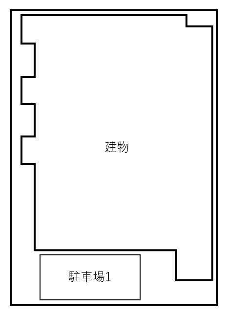 あんしん+石津南町08-4005の駐車配置図