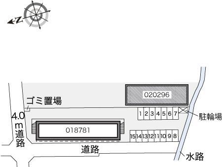 クレスト(18781)の駐車配置図
