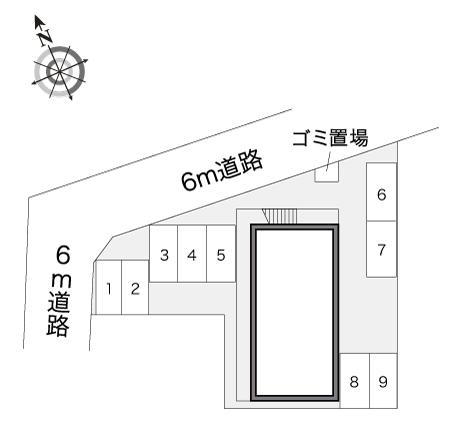 ヴィブレ(13500)の駐車配置図