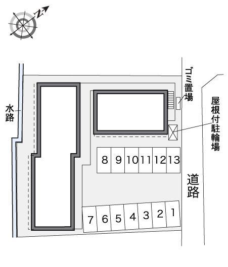 大手町(30764)の駐車配置図