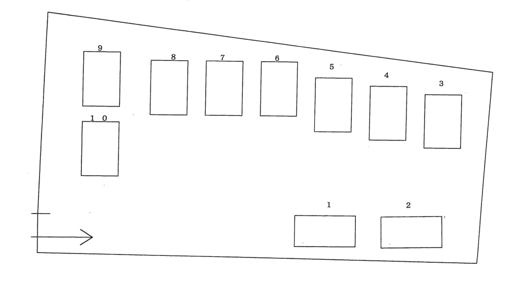 エム・アンド・ディー駐車場の駐車配置図