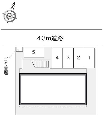 ベルウッド(21598)の駐車配置図