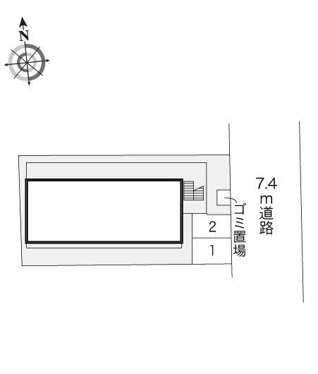 春日丘(20509)の駐車配置図