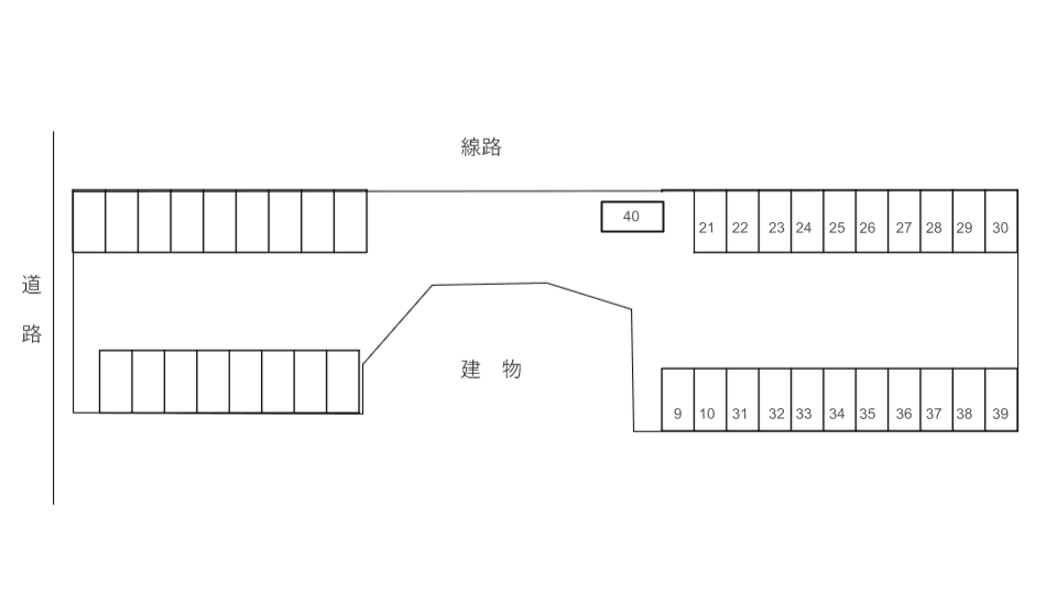内原第四の駐車配置図