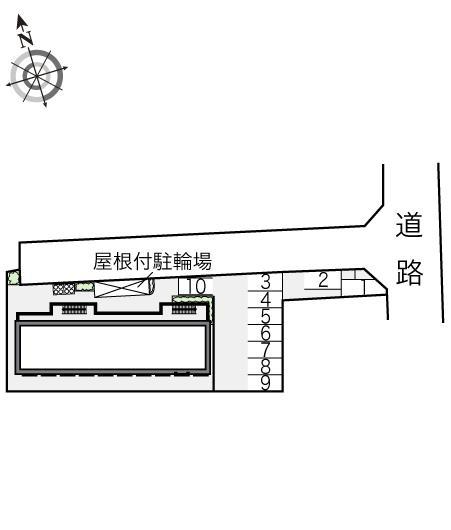 沢井(14295)の駐車配置図