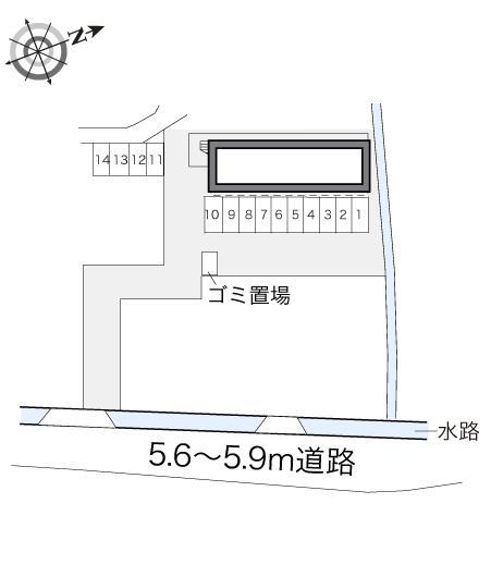 川添(16509)の駐車配置図