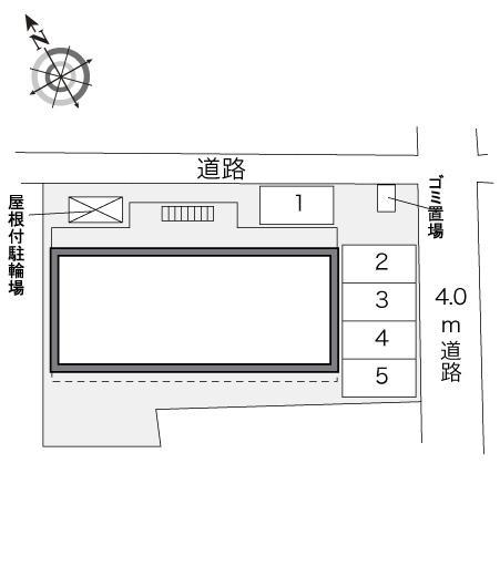 クレール住吉(32952)の駐車配置図