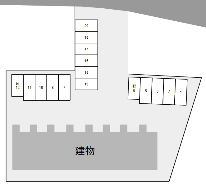 Ｐｒｅｃｉｏｕｓの駐車配置図
