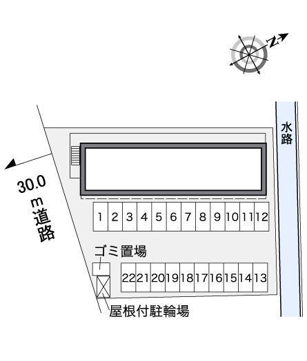 八島(36698)の駐車配置図