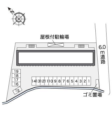 メルベーユシャトー(30777)の駐車配置図