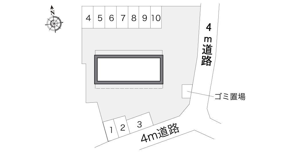マルヨⅢ(11897)の駐車配置図