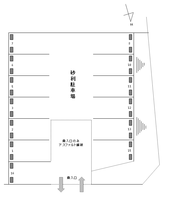 J-155の駐車配置図