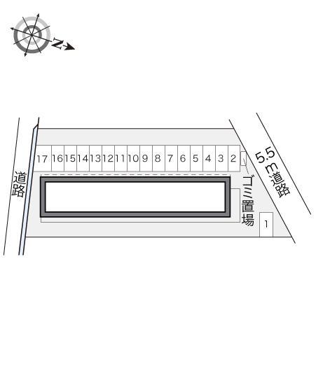 リヴァーレ(17798)の駐車配置図