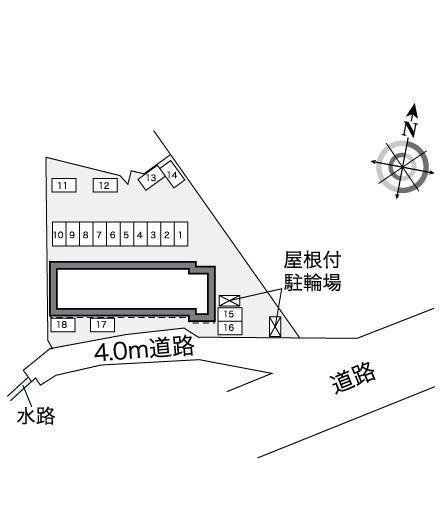 サニーハイツ(35667)の駐車配置図