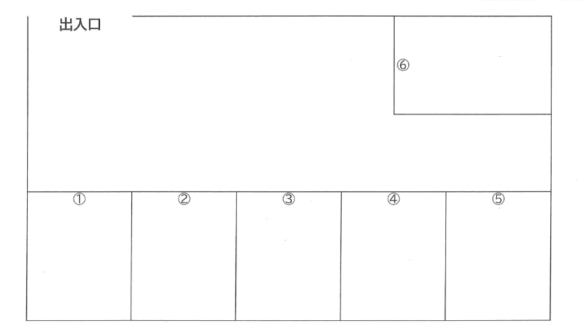 諸富駐車場の駐車配置図