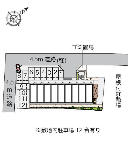 メゾン菅原(41271)の駐車配置図