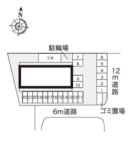 ソフィア(9723)の駐車配置図