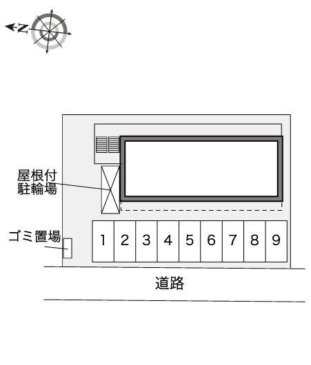 ミシマ(41839)の駐車配置図