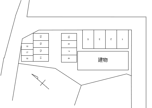 ＣＬＡＩＲ Ⅰの駐車配置図