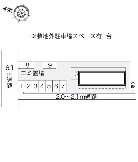 和田Ⅱ(15129)の駐車配置図