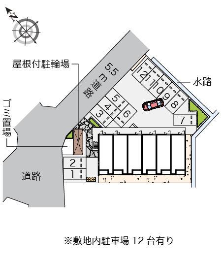 クレイノイーストパーク(57044)の駐車配置図