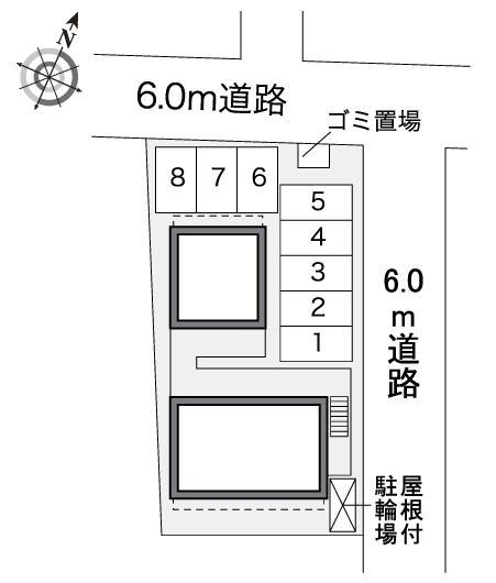 グリーンエコー彦根(30315)の駐車配置図