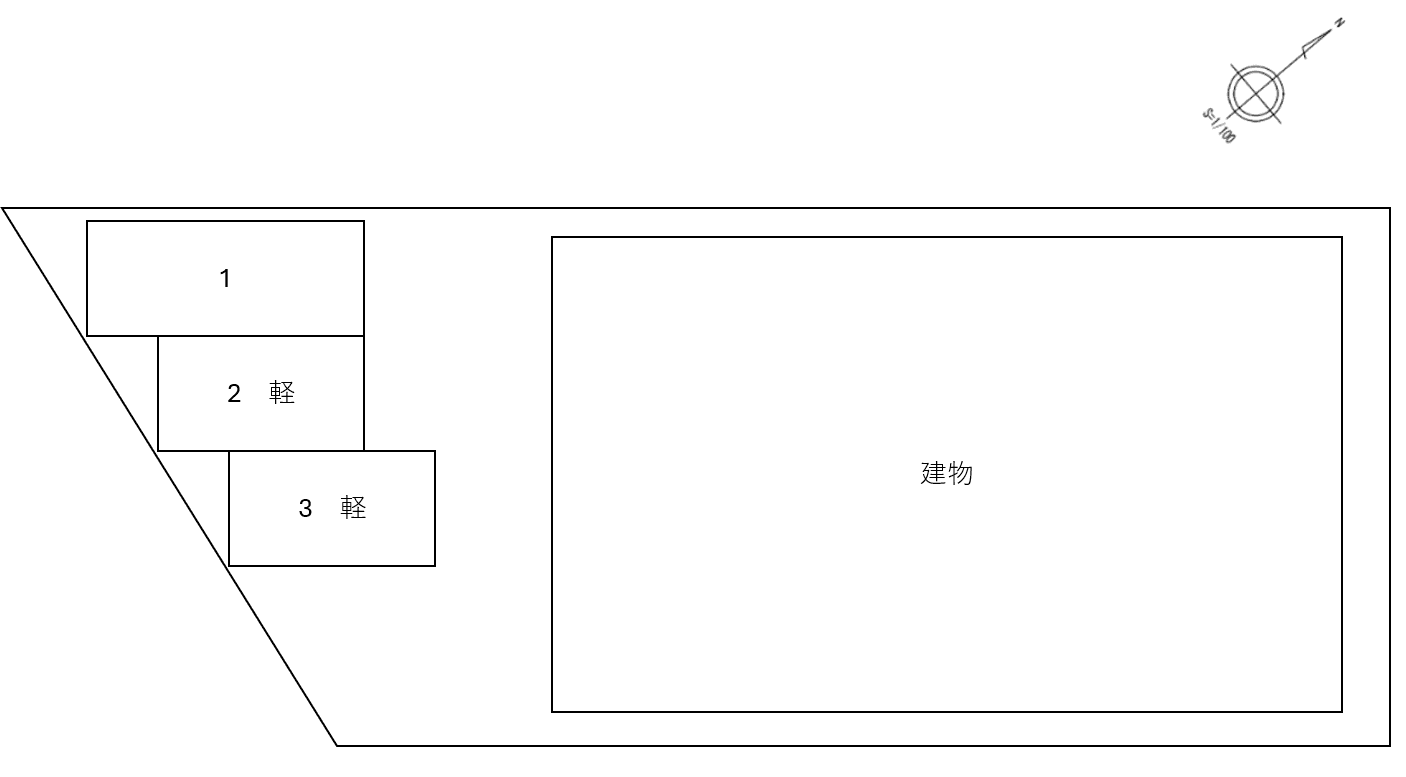 Lien城内(入居者専用)の駐車配置図