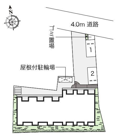東館(54280)の駐車配置図
