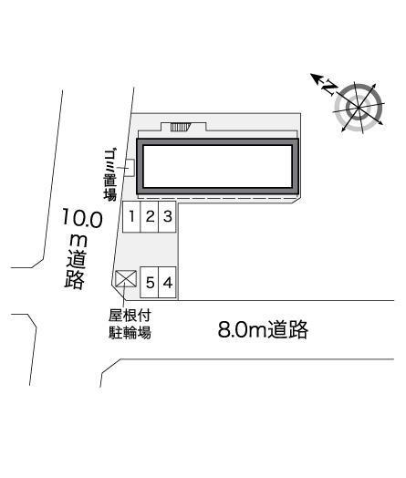 ローズ(26275)の駐車配置図