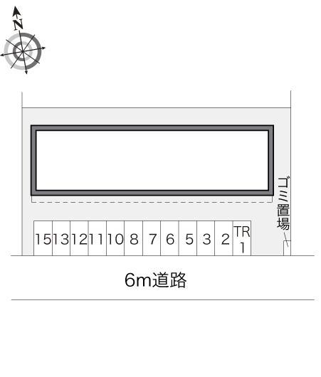 ルミエール(13942)の駐車配置図