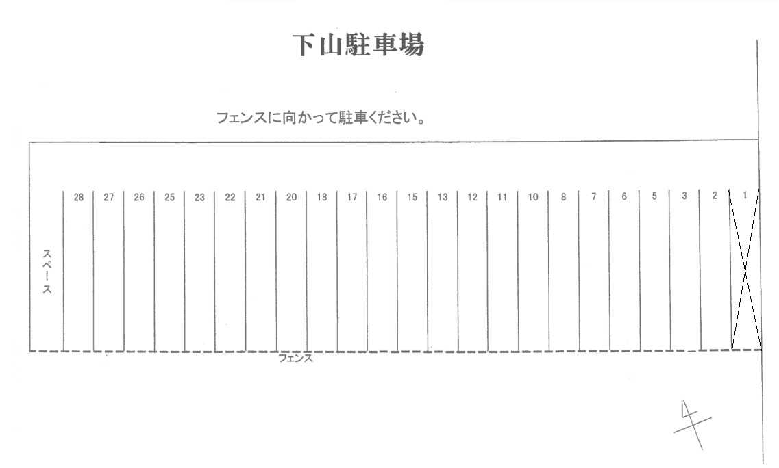 扶桑-30の駐車配置図